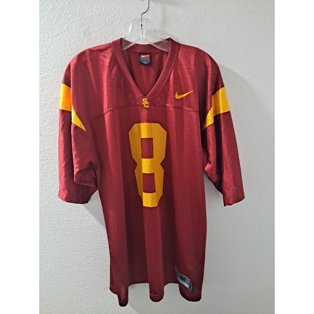 Nike NCAA Authentic USC Trojans #8 Men Mesh Jersey Classic Collegiate Medium